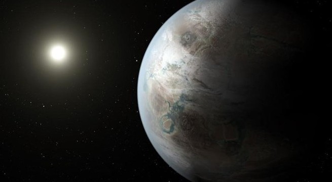 A Kepler 452b fantáziaképe – NASA