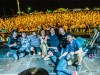 Záróest a X. Ördögkatlan Fesztiválon a szervezőkkel és a Kiscsillag zenekarral. Fotó: Kacsúr Tamás