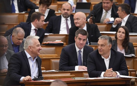 Semjén Zsolt és Orbán Viktor Fotó: Kovács Tamás, MTI