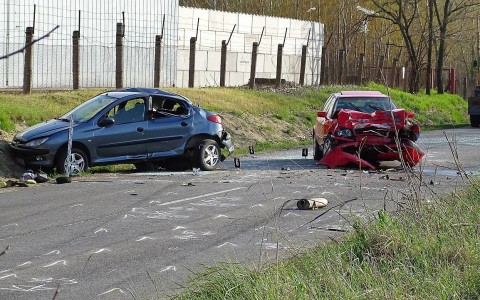 Halálos baleset történt vasárnap délután Kecskemét és Helvécia között. Fotó: Donka Ferenc