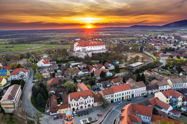 Siklósi vár naplementében