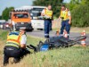 Péntek hajnalban halálra gázoltak egy kerékpárost Halomnál. Fotó: Donka Ferenc