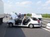 Halálos baleset az M5-ös autópályán. Fotó: Donka Ferenc